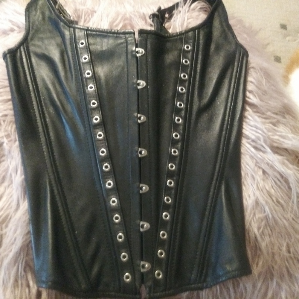 Stormy Weather "Lombard" Leather Corset (M)
